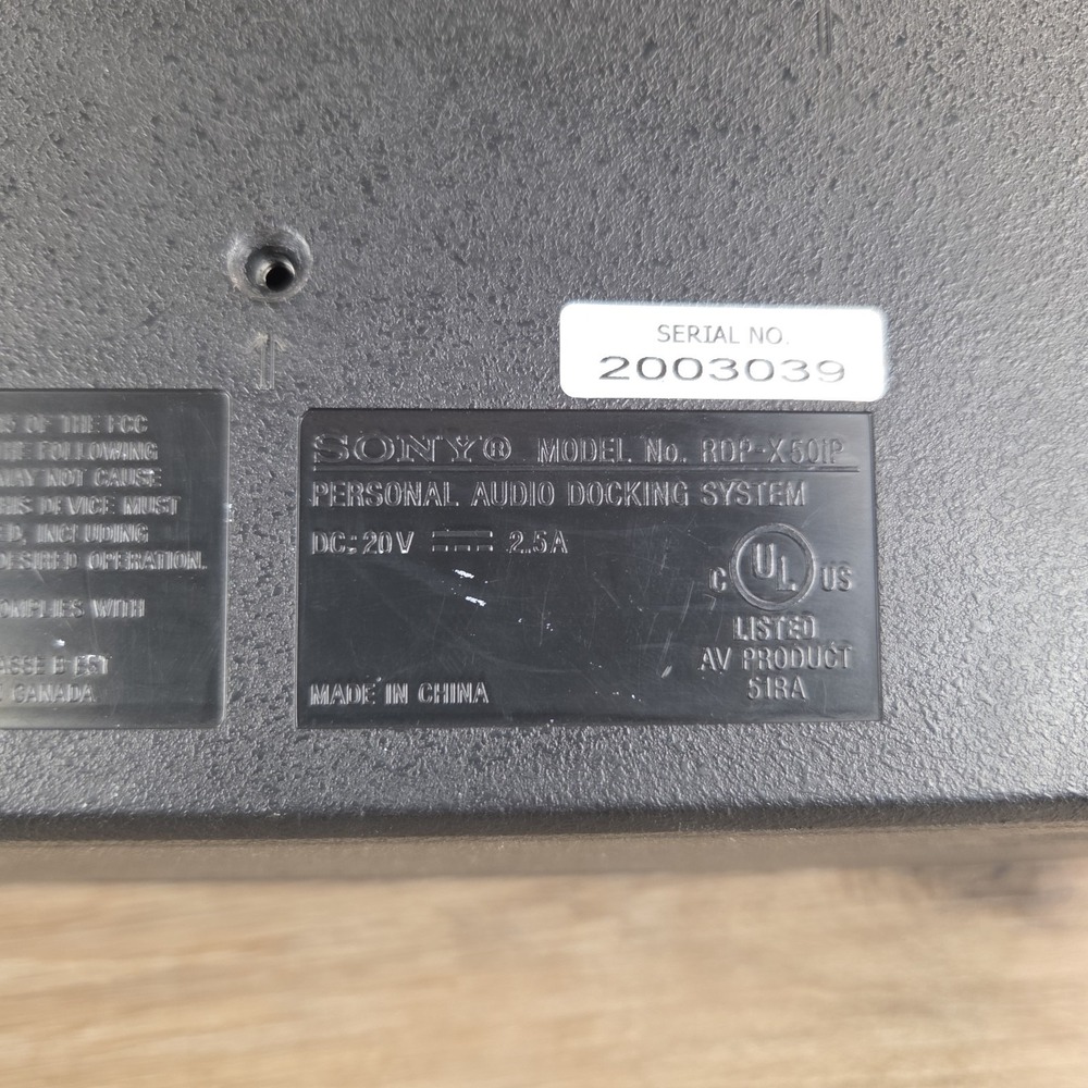 Sony RDP-X50iP Audio Docking System For IPhone/Ipod No Remote Tested Working - Picture 9 of 9